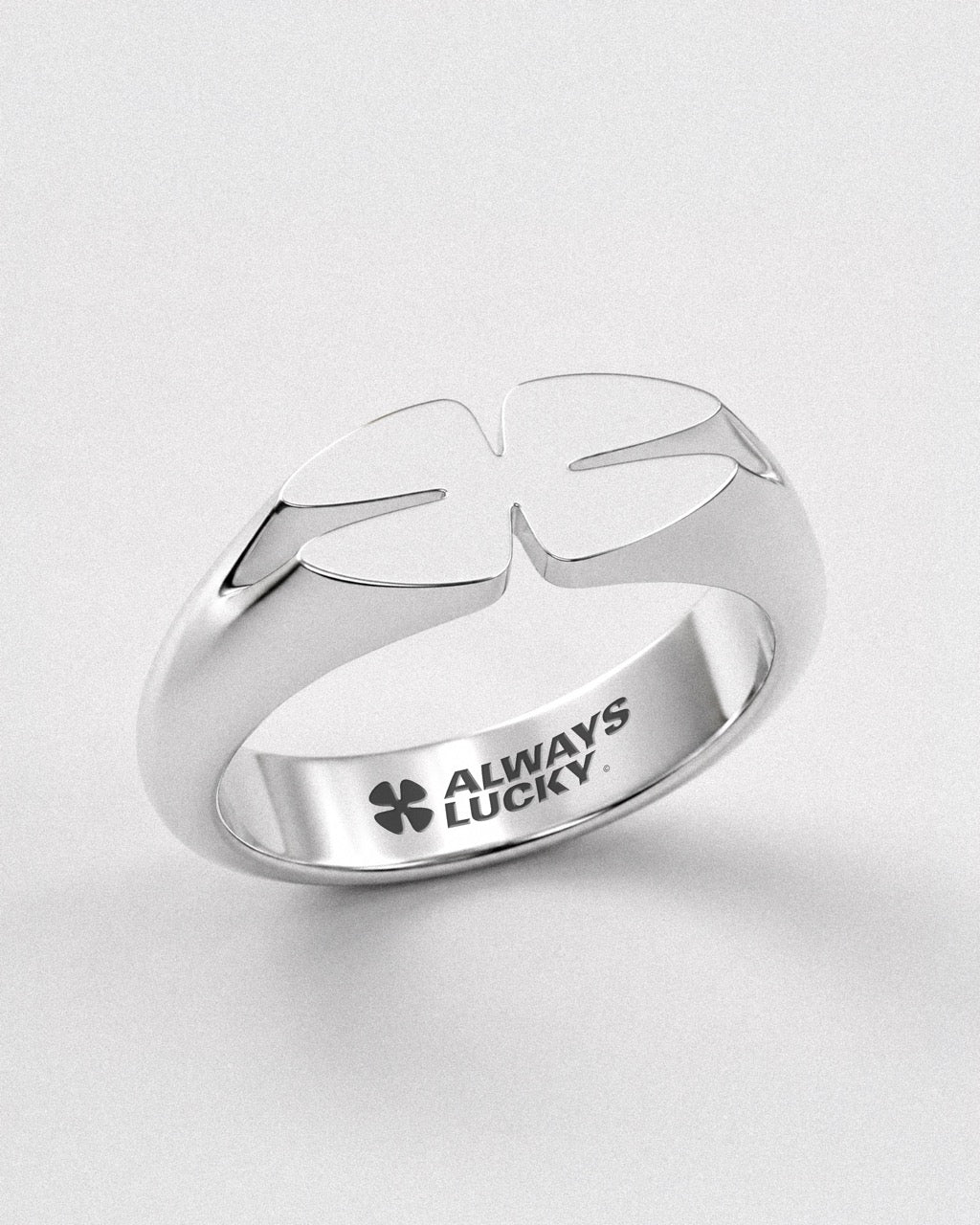 Clover Signet Ring